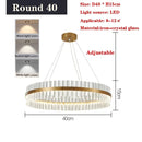 Ljojo Luxury Crystal Chandelier for Living Room Dining Home Decor