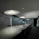 Ljojo Modern Flat Pendant Light Suspension Luminaire Hanging Lamp for Living Room