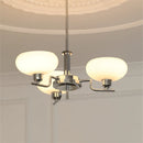 Ljojo Mid Century Bauhaus Cream Glass Chandeliers for Living Room Bedroom Bar