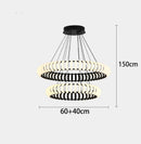 Nordic Minimalist Black White LED Pendant Lights for Home Decor by Ljojo