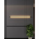 Ljojo Minimalist Black Strip Wall Lamp for Bedrooms and Living Rooms