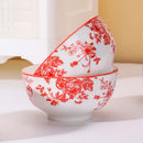 Ljojo 4.5" Ceramic Rice Bowl - Microwave and Oven Safe Kitchen Tableware