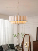 Bohemia Tiered Drum Pendant Lamp Retro Chandelier for Bedroom by Ljojo