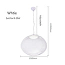 Nordic A Ball LED Pendant Light Fixture for Living Dining Room Kitchen by Ljojo