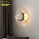 Italian Design LED Cracked Glass Wall Lamp Modern Minimalist Light Fixtures Home Decor Ljojo