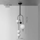 Nordic Minimalist LED Ceiling Chandelier Magic Bean Pendant Light for Home Decoration Ljojo