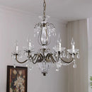 French Crystal Chandelier Retro Light Luxury Living Room Main Light by Ljojo - High-End Dining Room Bedroom Light