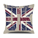 Ljojo London Guard Street Scene Cushion Cover - Cute Cartoon Design