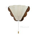 French Walnut Butterfly Wall Lamp for Bedroom | Retro Design Hallway Lighting by Ljojo