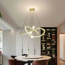 Modern LED Fish Shaped Pendant Light Color Adjustable with Intelligent Remote Control - Ljojo.