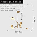 Ljojo Modern Adjustable LED Ceiling Chandelier Pendant Light