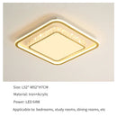 Ljojo Modern Acrylic LED Ceiling Lamp for Luxury Living Room and Bedroom