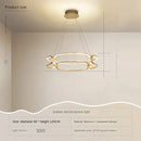 Ljojo Living Room Chandelier Light Luxury Nordic Style Lamp Creative Modern Simple Dining Room Lamp Bedroom Lamp