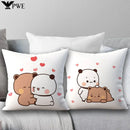 Ljojo 45x45 Cushion Cover, Cute Square Pillowcase, Birthday Wedding Gift