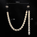 Ljojo LED Pendant Light Chandelier for Modern Living and Dining Room Decor