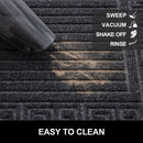 Ljojo Low Profile Entry Door Mat for Home Decor and Non-slip Protection