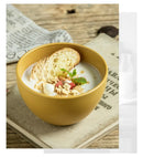 Ljojo 4.5-inch Sesame Glazed Ceramic Rice Bowl Set for Home Dining