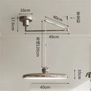 Ljojo Flying Saucer LED Pendant Lights Cream Chandelier Home Room Decoration French Minimalist Style