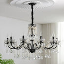 Black Crystal Chandelier Foyer Art Decor Ceiling Pendant Lights by Ljojo