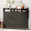 Ljojo™ Entryway Shoe Cabinet: Slim Hidden Storage, 4 Flip Drawers, Large Organizer Rack