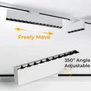 Ljojo 10/20W COB LED Track Light: Adjustable Ceiling Spot Lamp for Aisle Shop Lighting