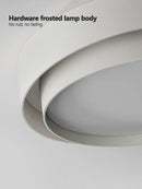 Ljojo LED Ceiling Light Modern Minimalist White Black Grey Indoor Lighting Fixture