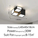 Nordic Designer LED Ceiling Lamp with Remote Dimming - Modern Lustres for Living Room and Bedroom by Ljojo