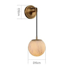 Copper Marbled Wall Lamp by Ljojo - Luxury Living Room Lighting