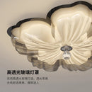 Ljojo Modern Light Luxury Bedroom Ceiling Light Designer Master Bedroom Lamp Black Gold Glass Metal