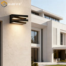 LED Outdoor Square Wall Lamp Modern Garden Lighting by Ljojo