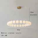 Modern LED Chandelier for Living Room Nordic Dining Room Pendant Lamps by Ljojo