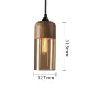 Modern LED Glass Pendant Light Fixture for Kitchen & Dining Room by Ljojo