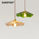Nordic Glass Chandelier Stylish LED Pendant Light for Home Decor by Ljojo