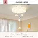 LED Cloud Bubble Ball Chandelier for Living Room Decor by Ljojo