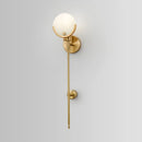 Ljojo Modern Marble Wall Lamp LED Minimalist Indoor Lighting Fixture for Living Room Bedroom Dining