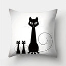 Cute Cat Cushion Cover 45x45cm - Ljojo Home Decor Pillowcases