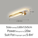 Nordic Long LED Ceiling Light for Living Dining Room Minimalist Kitchen Ljojo