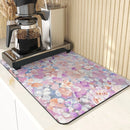 Floral Pattern Kitchen Coasters Set by Ljojo