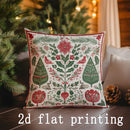 Christmas Ornaments & Trees Printed Pillow Covers by Ljojo - Pattern Cushion Cover