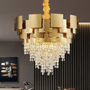 Ljojo Luxury Crystal Chandelier for Modern Living Room and Bedroom Lighting