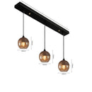 Nordic Wood Grain Color Led Pendant Lamp Modern Glass Pendant Lamp by Ljojo