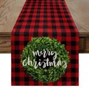 Christmas Tree Printed Table Runner by Ljojo: Festive Home Party Decor