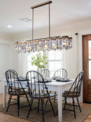LED Chandelier Long For Dining Table Decor Bar Luxury Lampen Home Decor Pendant Lamp - Ljojo
