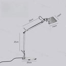 Italian Designer Desk Lamp: Modern Folding Long Arm Reading Light by Ljojo