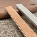 2026 Portable Knife Sharpening Stone - Aluminum Base Polishing Leather Strip - Kitchen Sharpening System by Ljojo