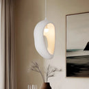 Ljojo Japanese Wabi Sabi Style E27 Pendant Lights Nordic White Ceiling Chandelier