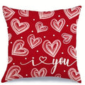 Ljojo Love Bottle Pattern Pillowcase for Home Sofa Decor