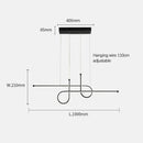 Ljojo Minimalist Nordic LED Pendant Light for Dining Room - Stylish Modern Chandelier