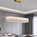 Luxurious Modern Natural Marble Ceiling Chandelier for Living Rooms and Dining Areas by Ljojo