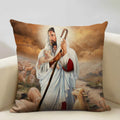 Jesus Decor Pillow Cover 45x45cm Home Sofa Art Decor Gift Ljojo